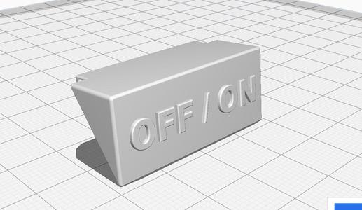 Ender 5 Power Switch Cover, Frame Mounted REMIX
