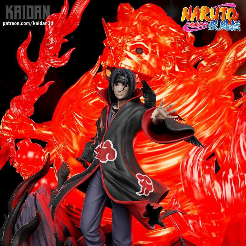 Itachi x Susanoo NARUTO - STL ready for 3D printing