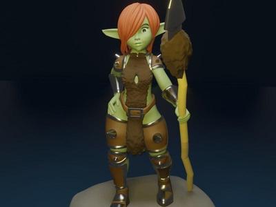 Cute Goblin Girl