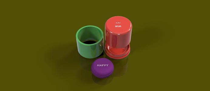 Bath Bomb 🛁 Press Happy Design