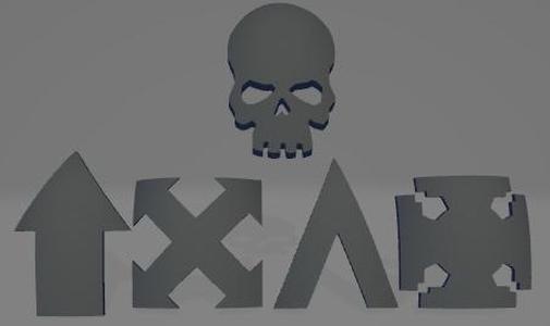Space Marine Squad Icons Moulded Hard Transfers (Updated)