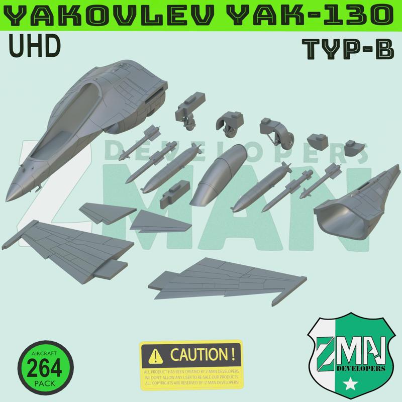 Yakovlev Yak-130 TYP2 (4 in 1) v3