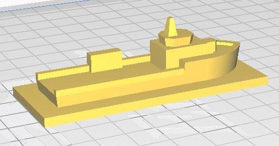 Generic Offshore Supply Vessel at 1:100