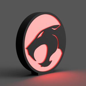 Thundercats Lightbox Lamp (Easy to print)