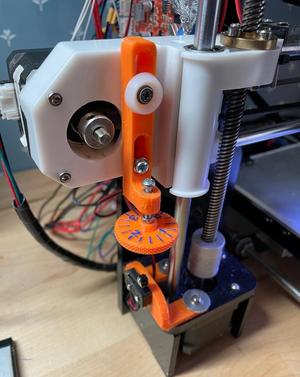 Combined wheel with simple z-stop
