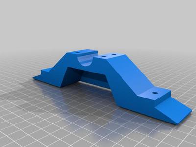 Supports for a solar panel mounted to the front of a BikeE
