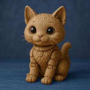 Cute Robot Cat