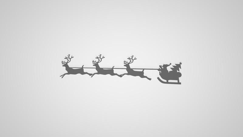 SANTA CLAUS / CHRISTMAS / CHRISTMAS / GIFT / ORNAMENT / WALL / WALL / WINDOW