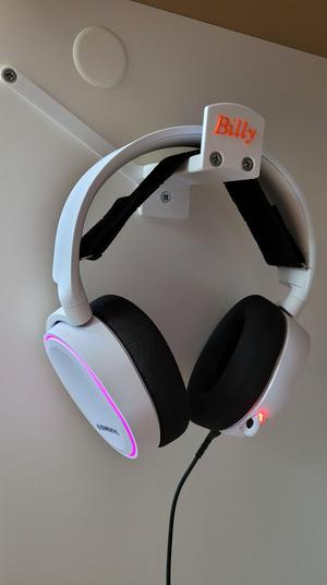 Headphone stand for Ikea Malm desk