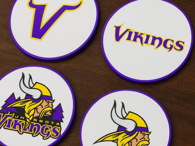 Minnesota Vikings Coaster Set