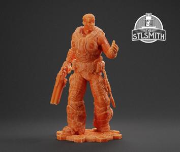 Damon Baird Summer Gears of War OT Miniature STL