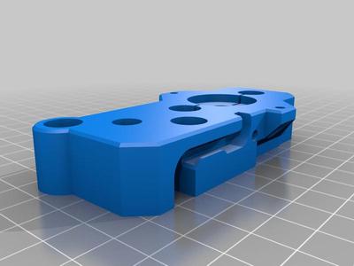 Prusa Mini Z top remix for DD extruders and top mount spool holder