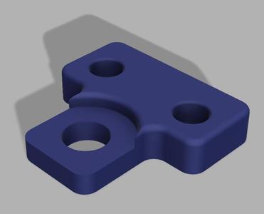 E3D Revo Nozzle ADXL Mount with larger holes