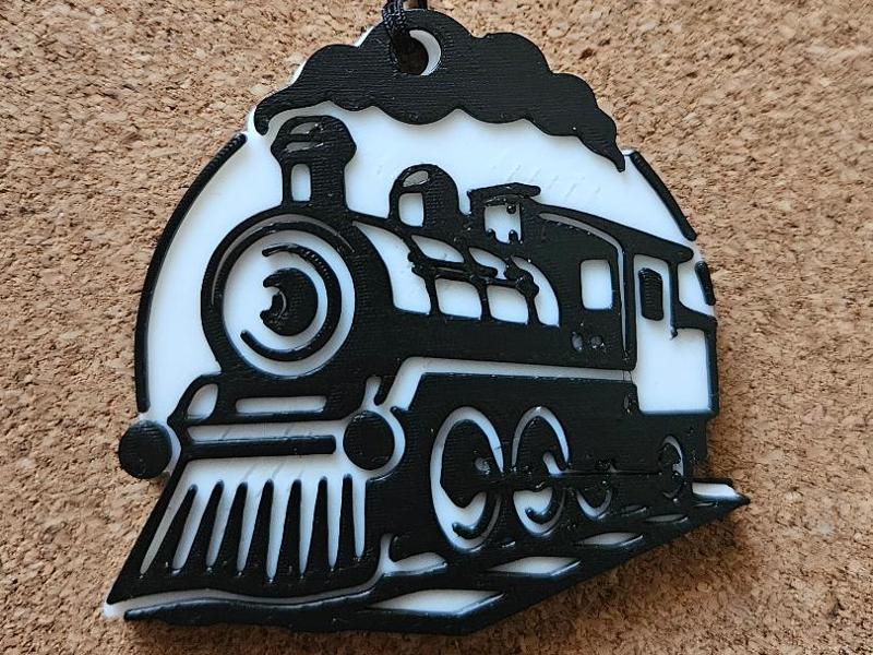 locomotive - keychain