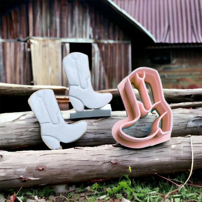 COWBOY BOOT POLYMER CLAY CUTTER STL FILE