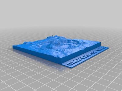 Gale Crater, Mounted