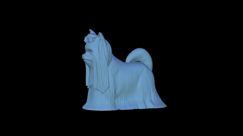Yorkshire Terrier Figure Dog