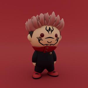 Cute little Sukuna  ( Jujutsu Kaisen )