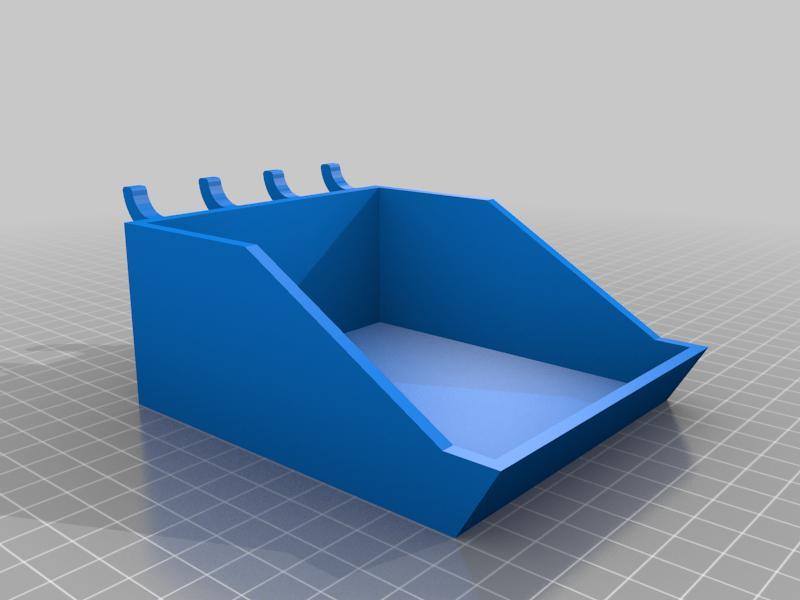Wide pegboard box