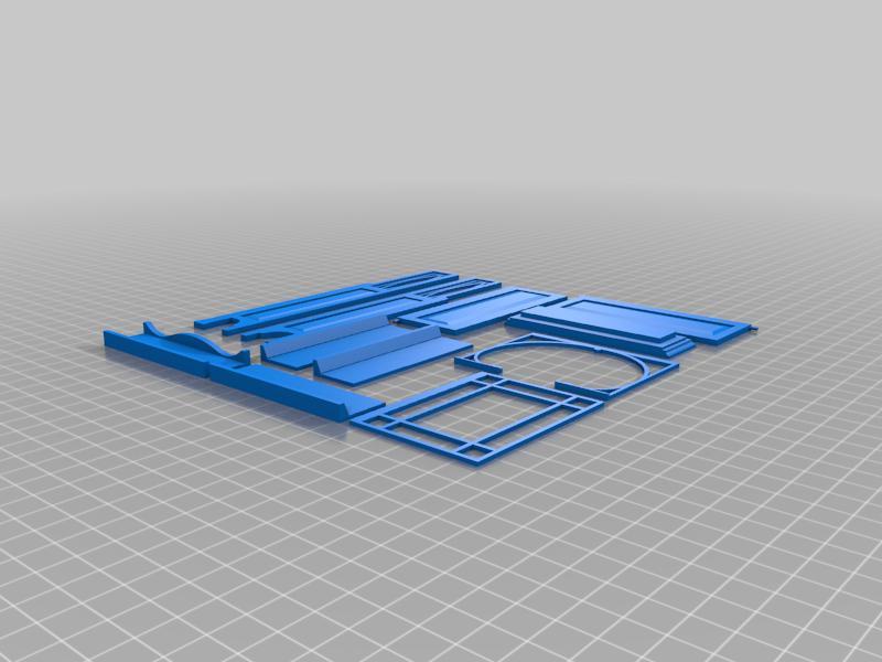 Bookshelf with doors