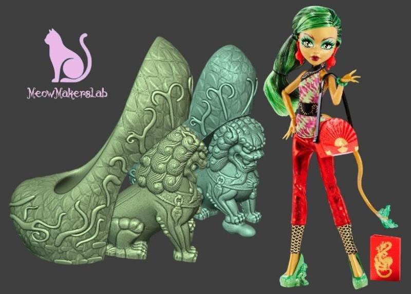 Jinafire Long, New Scaremester, Shoes, Monster High.