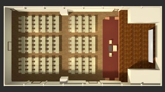 Simple seminar room 25d01