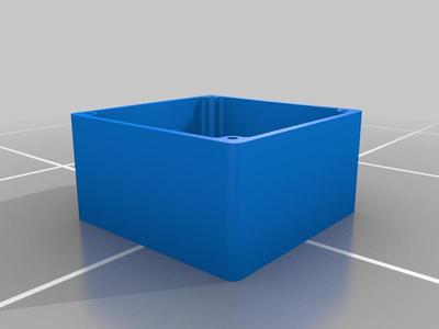 Simple Box Enclosure (7x7x4cm) with M3 Screw holes