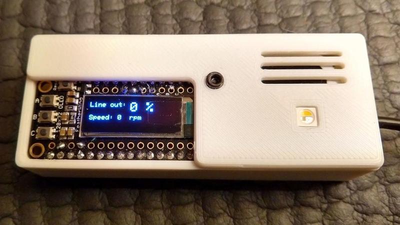 Feather OLED Wing Project case