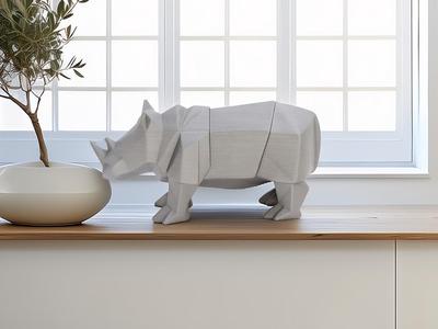 Low Poly Rhino