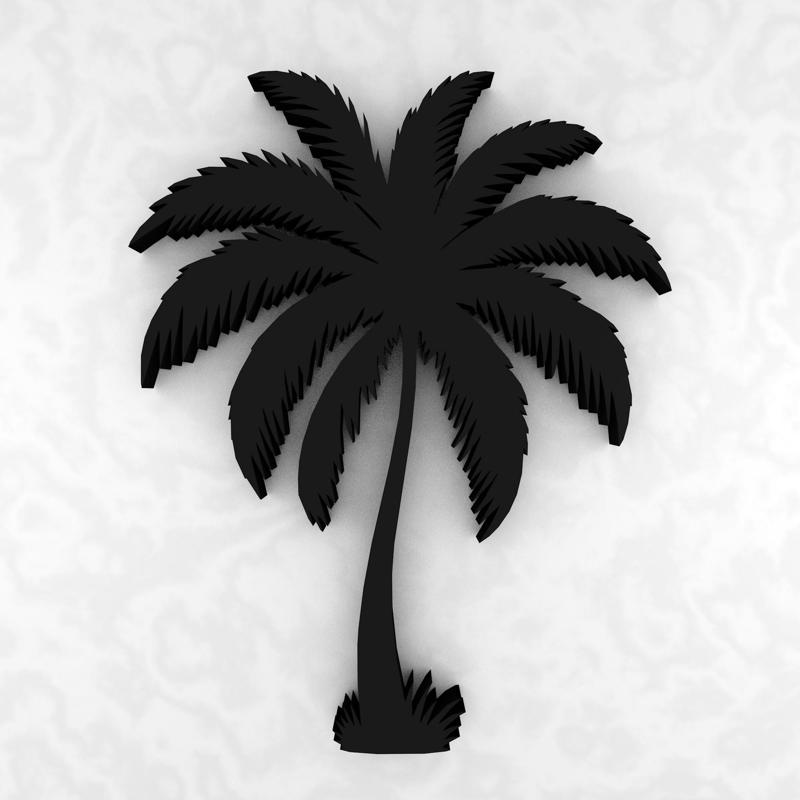 Palm Tree Wall Decoration D549