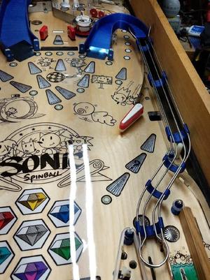 Pinball wireform ramp clips