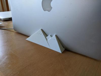 Vertical Laptop Holder - Mountain Look