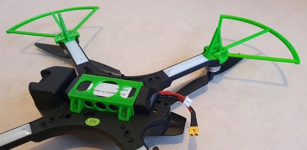 Eachine EX2 or MJX Bugs 3 or 6, battery holder