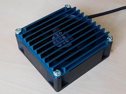 Fan guard with dust or rain protection