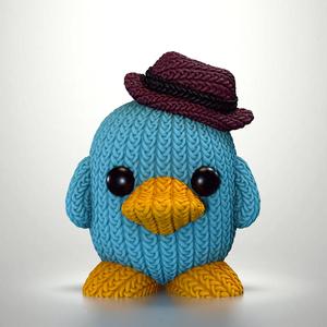 Knitted platypus perry