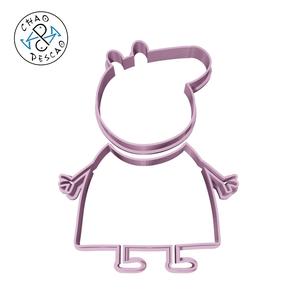 Mummy Pig Silhouette - Peppa Pig - Cookie Cutter - Fondant