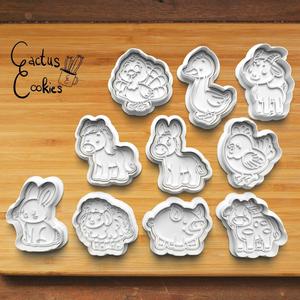 Farm Animals Cookie Cutter set 0540