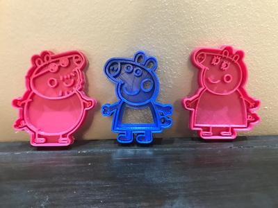peppa pig cookie cutter