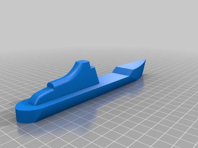 Granddad's wooden boat replica