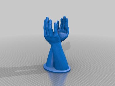 hands hold cup