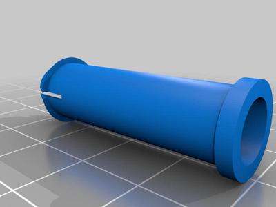 Toilet seat plastic sleeve for hinge