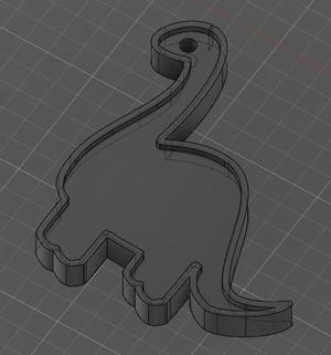 Dino Keychain