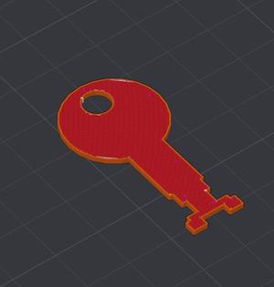 Piggy Bank Key - Keychain