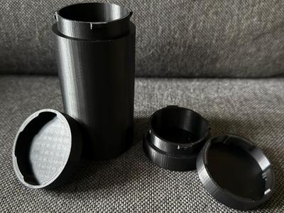 Jar with bayonet closure, customizable sizes