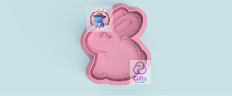 Easter bunny cookie cutter (Easter bunny cookie cutter)