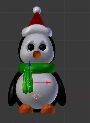 Christmas penguin