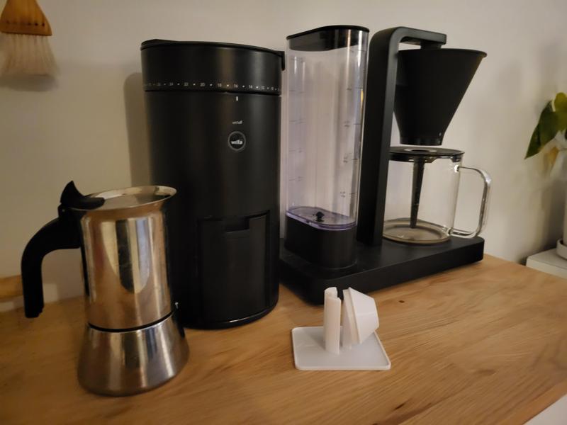 Bialetti Moka pot filter basket adapter for Wilfa Grinder