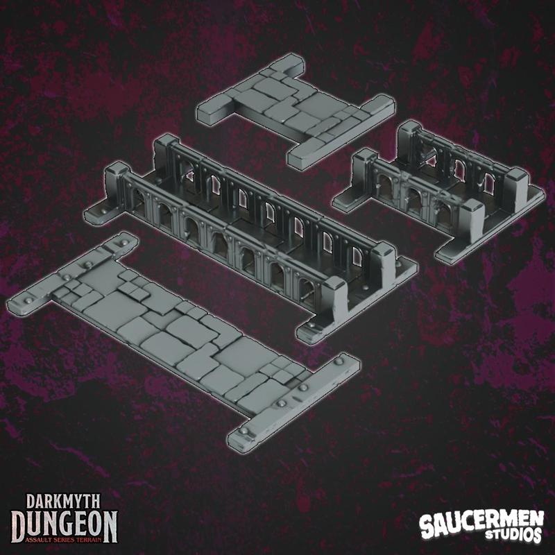 DarkMyth Dungeon - Bridges & Gantries