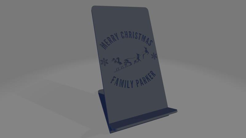 Parker Family Christmas Phone Stand – The Perfect Holiday Gift!