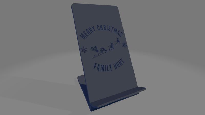 Hunt Family Christmas Phone Stand – The Perfect Holiday Gift!